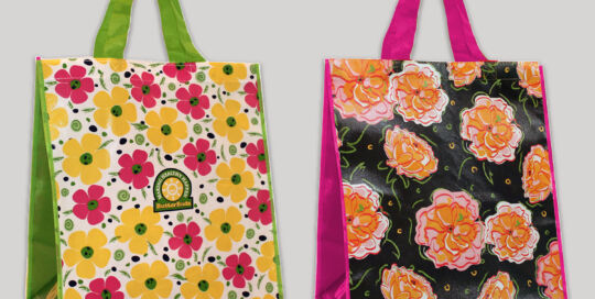 Floral Butterbuds custom bag designs