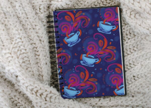 Tea Illustration on notebook