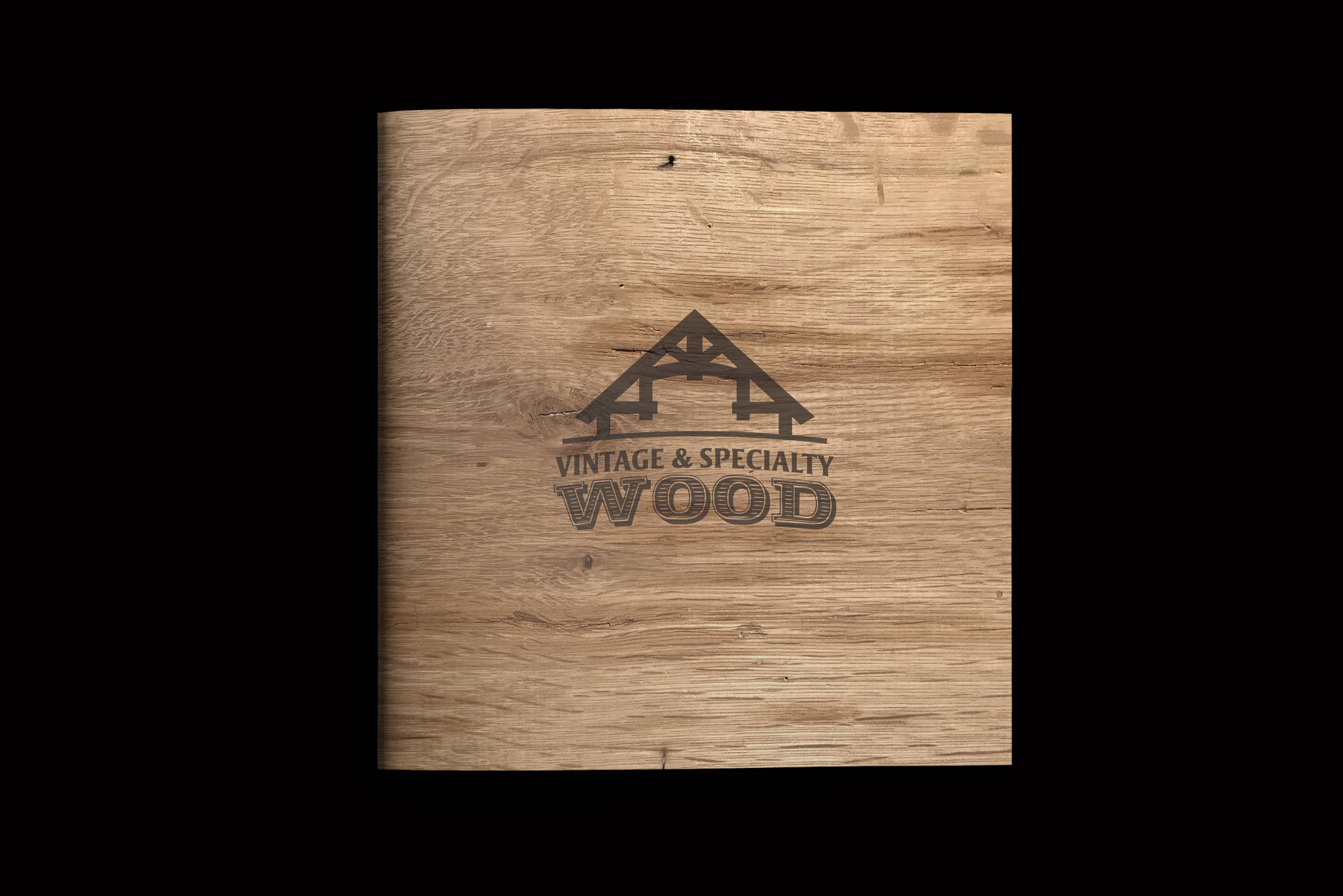 Vintage and Specialty Wood Brochure Design