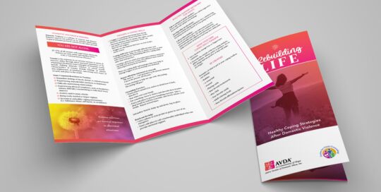 AVDA Trifold Brochure Design